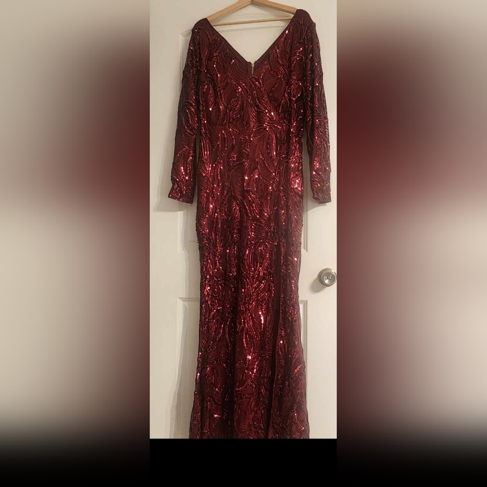 Formal, with sequins, dress